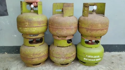 LPG gas cylinder Stock Footage 288826643