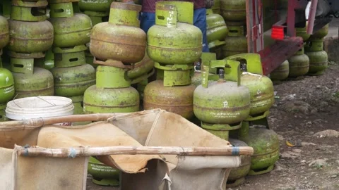 LPG gas cylinder Stock Footage 310248640