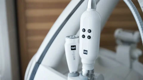 Lpg massage device different attachments Video stock 139617855