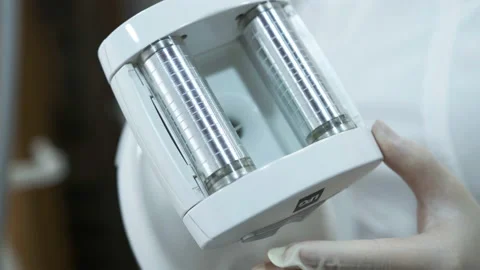 Lpg massage device different attachments Video stock 139619620