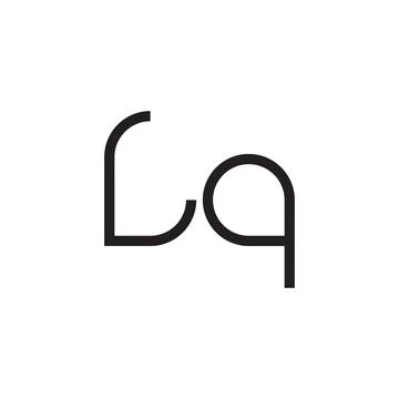 Lq initial letter vector logo icon Stock-Illustration