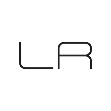 Lr initial letter vector logo icon 스톡 일러스트