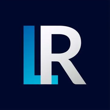 LR Letter logo design vector template. Stock Illustration