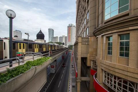 LRT In City 写真素材