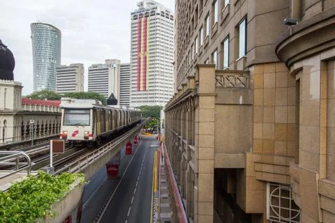 LRT In City 写真素材