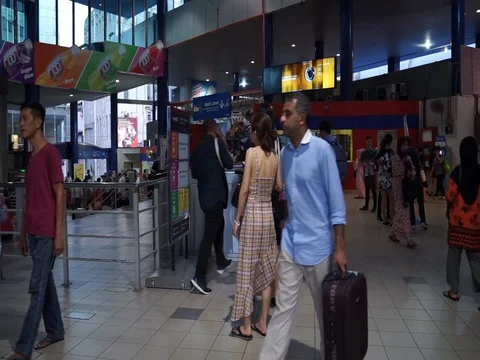 LRT monorail station Stock-Footage 107173042