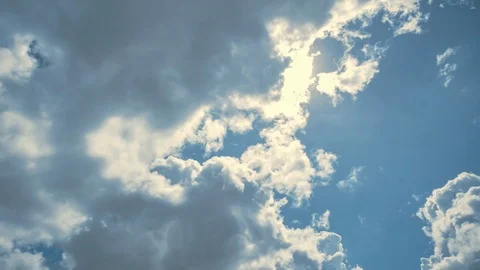 LRT Time lapse shot of the moving clouds over the lake Stock Footage 104980245