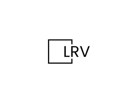 LRV letter initial logo design vector illustration Stock Illustration