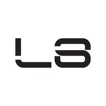 Ls initial letter vector logo icon Illustrazione stock
