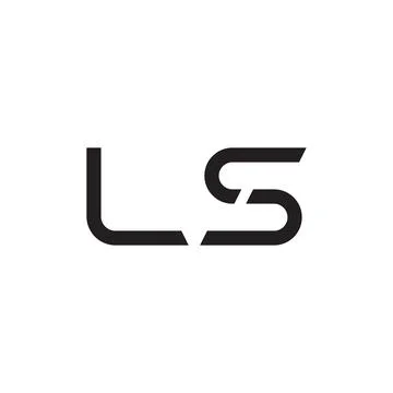 Ls initial letter vector logo icon Illustrazione stock