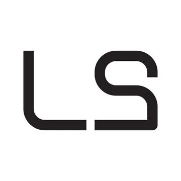 Ls initial letter vector logo icon Illustrazione stock