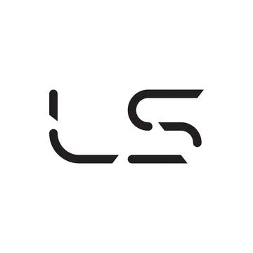 Ls initial letter vector logo icon Illustrazione stock