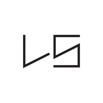 Ls initial letter vector logo icon 스톡 일러스트