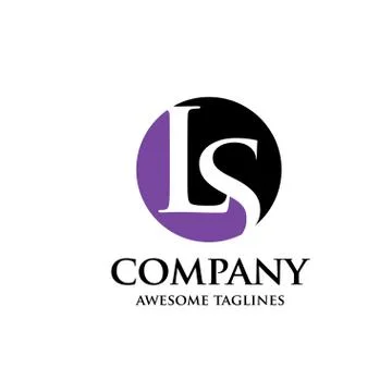 LS letter logo Illustrazione stock
