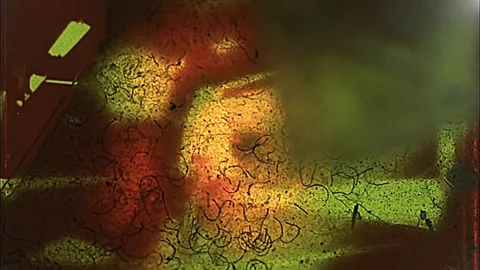 LSD ACID TRIP Dream Sequence Hallucination Drug 1960s Vintage Retro Film Movies Stock Footage 76675942