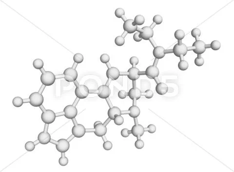 Lsd drug molecule Stock Illustration