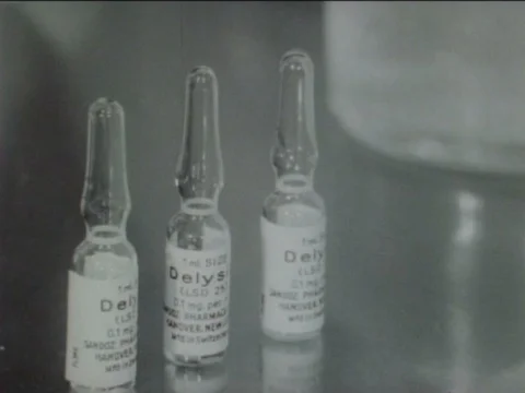LSD may have therapeutic use in the 1960s and 1970s. Stock Footage 75314122