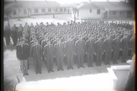 Lt Gable receive diploma and wings after complete Army Air Corps training - 1963 Stock Footage 89453445