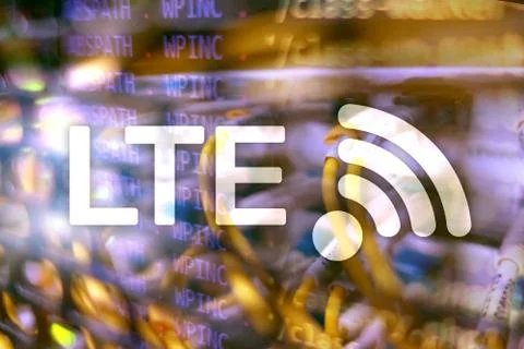 LTE, 5g wireless internet technology concept. Stock-Fotos