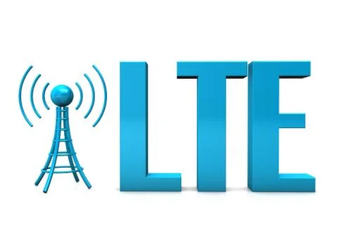 Lte antenna Stock Illustration