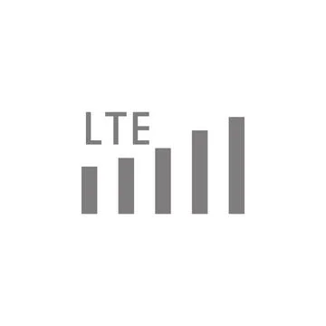 Lte network web mobile icon Stock Illustration