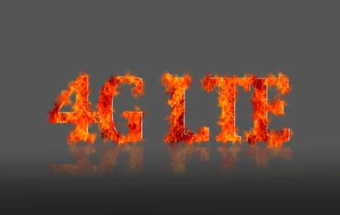Lte telecommunication. Stock Illustration