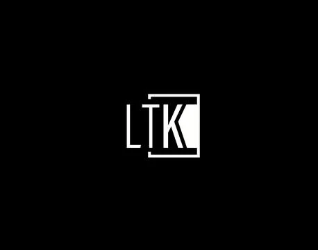 LTK Logo and Graphics Design, Modern and Sleek Vector Art and Icons isolate.. Ilustración de archivo