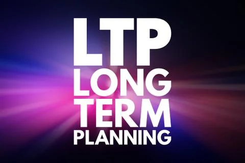 LTP - Long-Term Planning acronym, health concept background Stock Illustration