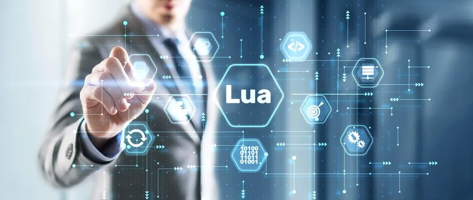 Lua Programming Language. Scripting programming language Stock-Fotos