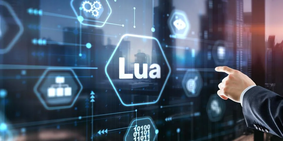 Lua Programming Language. Scripting programming language Stock-Fotos