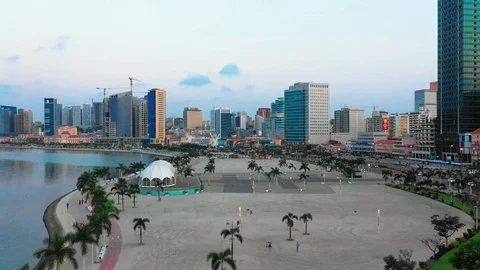 Luanda, Capital of Angola, Africa Stock Footage