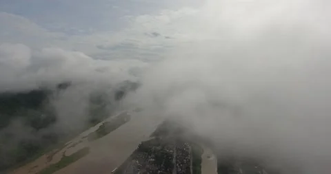 Luang Prabang from Sky. Stock Footage 209216913