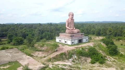 Luang Pu Man Phurithatto Stock Footage 112625382