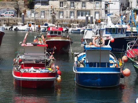 Luarca Foto stock