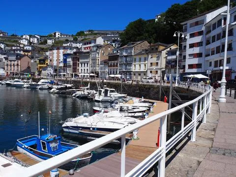 Luarca Foto stock