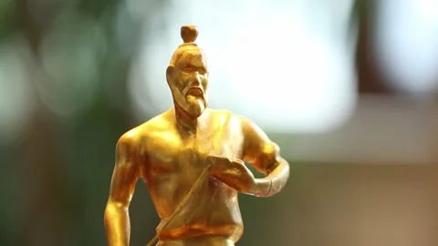 Luban Award trophy Stock Footage 234495172