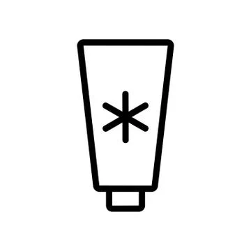 Lubricant with cooling effect icon vector illustration Stock Illustration