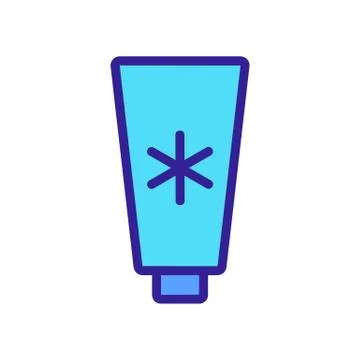 Lubricant with cooling effect icon vector illustration Stock Illustration