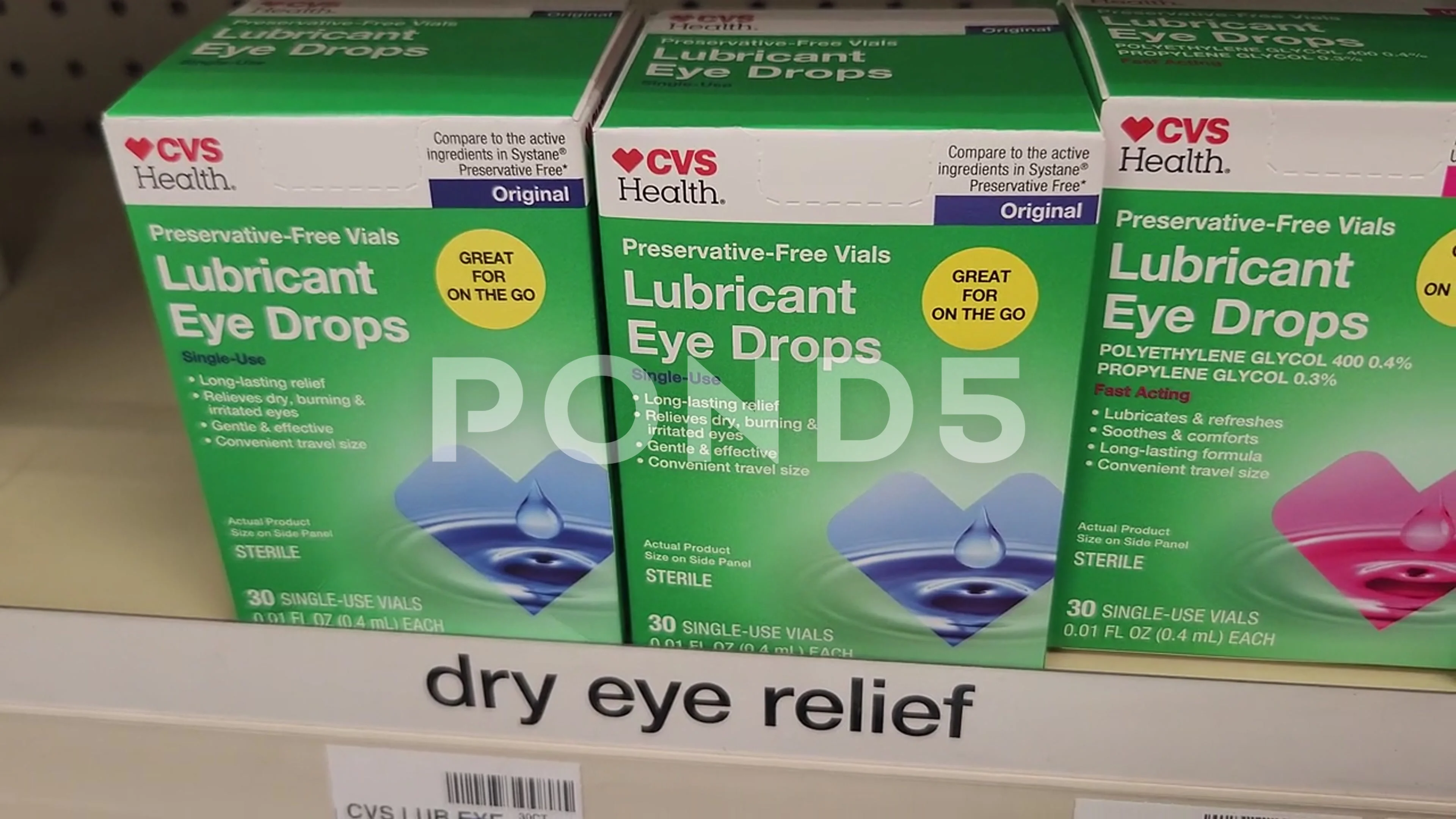 Lubricant Eye Drops CVS Health Retailer Medicine