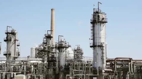 Lubricants Refinery Stock Footage 22918391