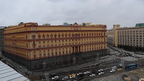 Lubyanka Building Stock Footage 124141862