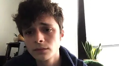 Lucas Jade Zumann talking about film 'Dr. Bird's Advice For Sad Poets' - 2021 Stock Footage 157434520