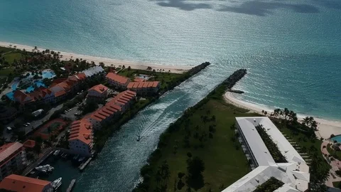 Lucayan Port HD Stock Footage 96087484