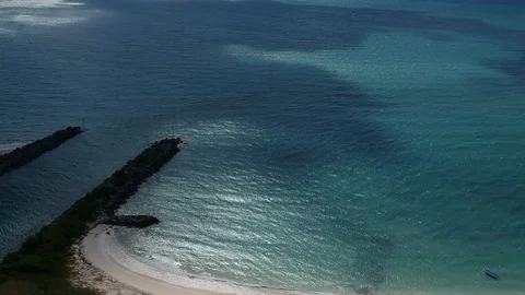 Lucayan Port HD Stock Footage 96087639