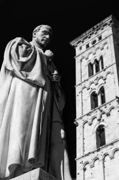 Lucca cathedral Stock Photos