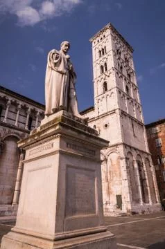 Lucca cathedral Stock Photos