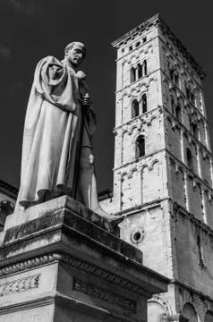 Lucca cathedral Stock Photos