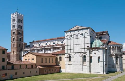 Lucca Cathedral Stock Photos