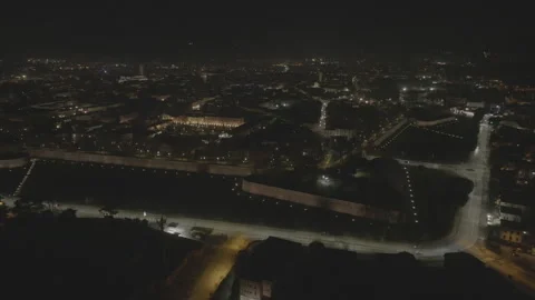 Lucca city by night D-log prores 422 Stock Footage 231573098