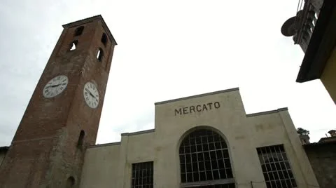 Lucca mercato Stock Footage 12370497